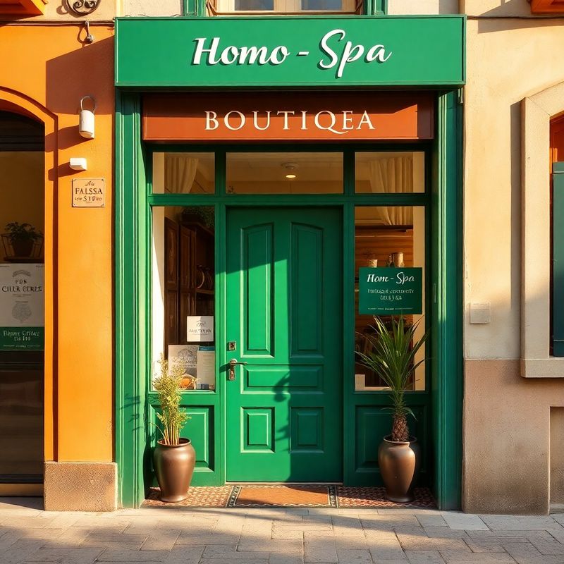 Entrada del spa Pixelhnova en el barrio de Indautxu, Bilbao